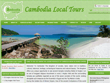 Tablet Screenshot of cambodialocaltours.com